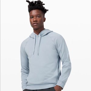 City Sweat Pullover Hoodie and Jogger Size Large Blue Linen